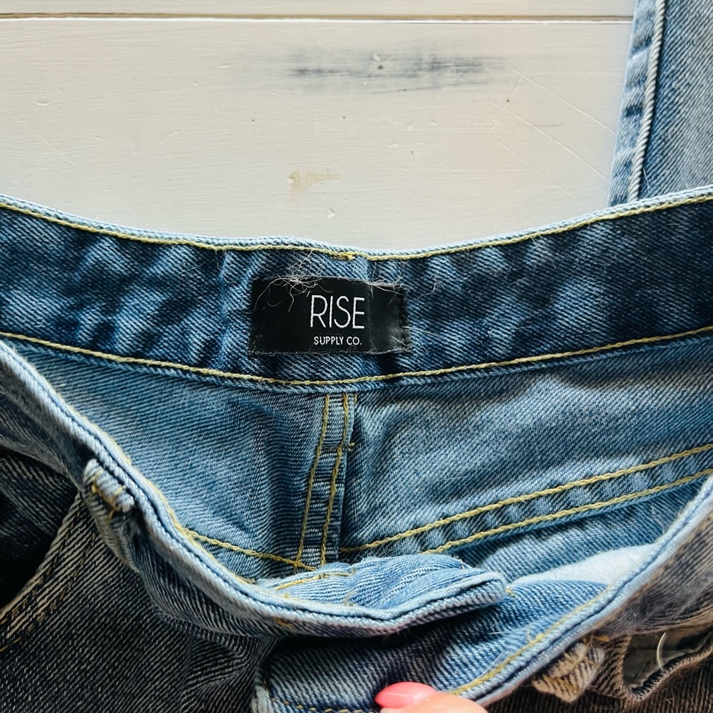 Rise Supply Co Womens Jeans High Rise Cropped Size 5/27 - Picture 3 of 7